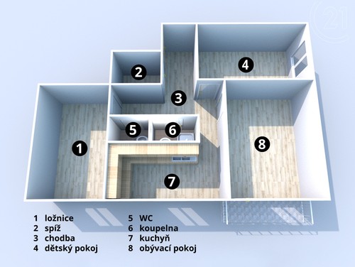 Prodaný byt 3+1 69 m²
