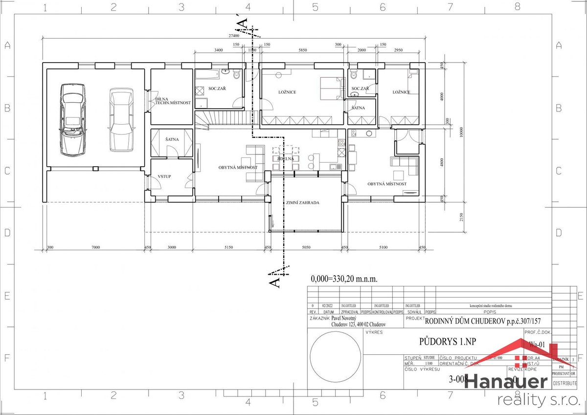Prodej stavebního pozemku 1950 m²