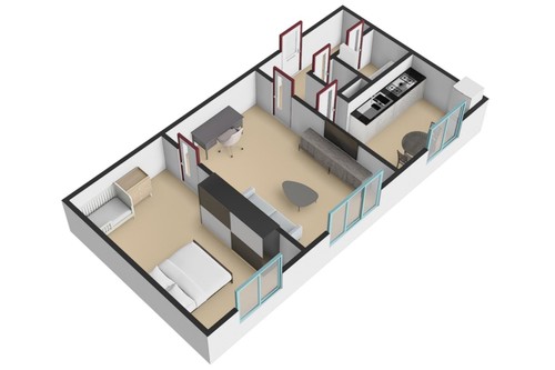 Prodaný byt 2+1 56 m²