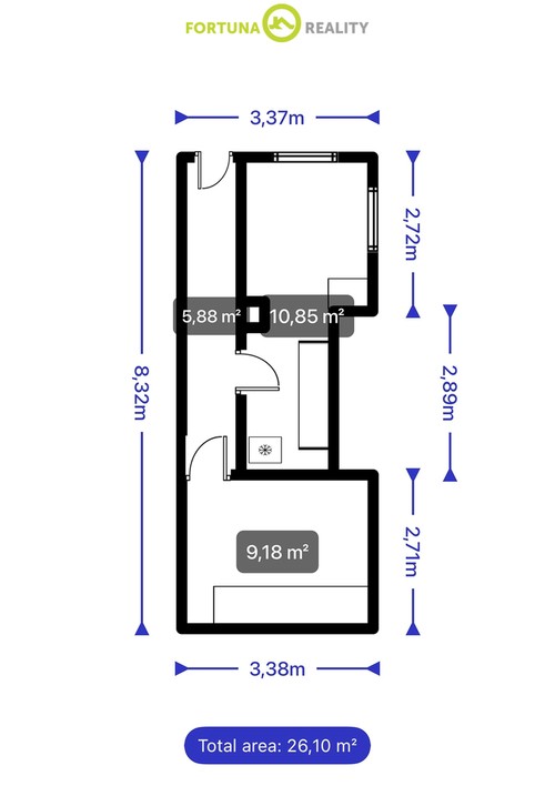 Prodej chaty 44 m²
