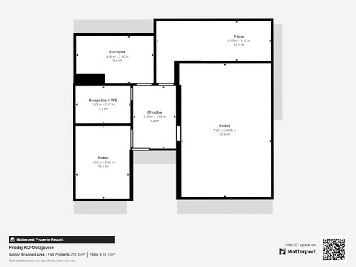 Prodaný dům 233 m², pozemek 1143 m²