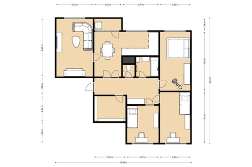 Prodaný byt 4+1 102 m²