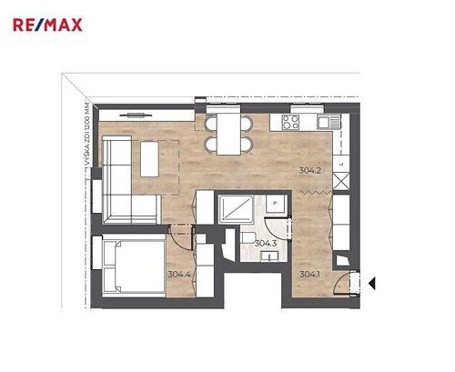 Prodaný byt 2+kk 50 m²