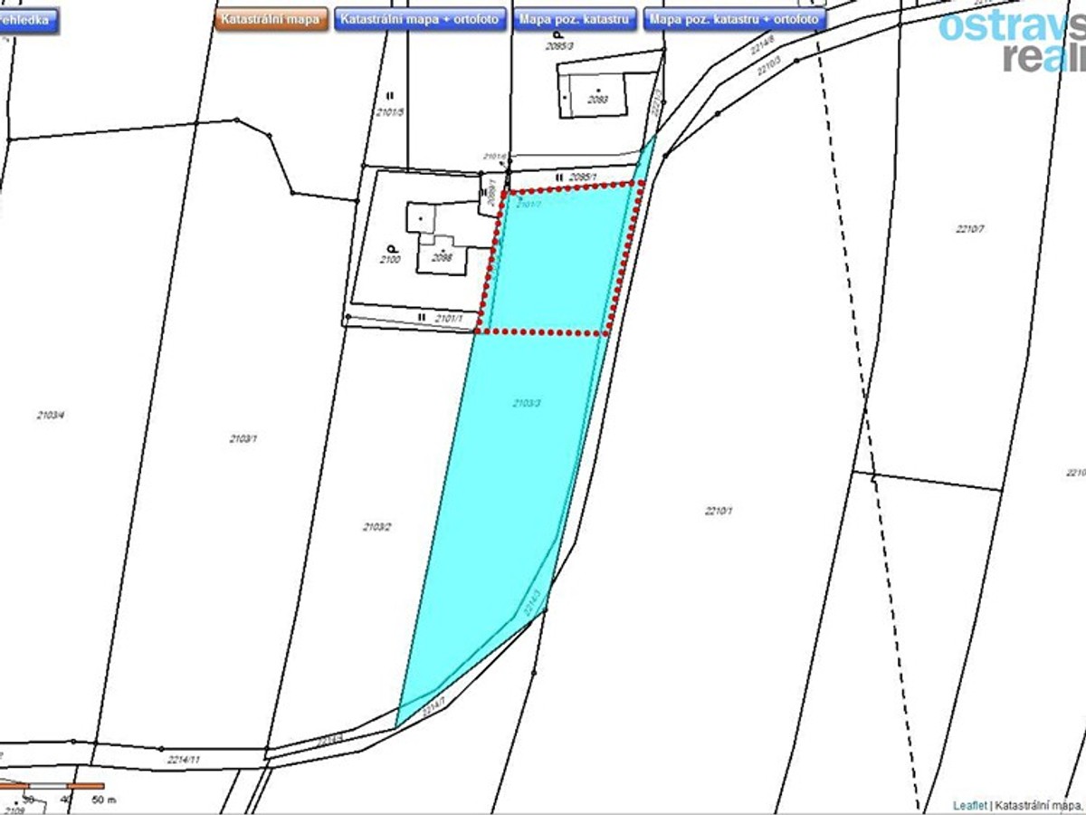 Prodej stavebního pozemku 4518 m²