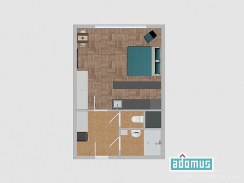 Prodaný byt 1+kk 29 m²
