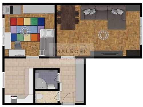 Prodaný byt 2+1 52 m²