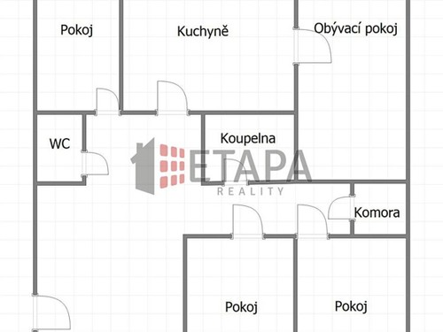 Prodaný  byt 4+1 85 m²