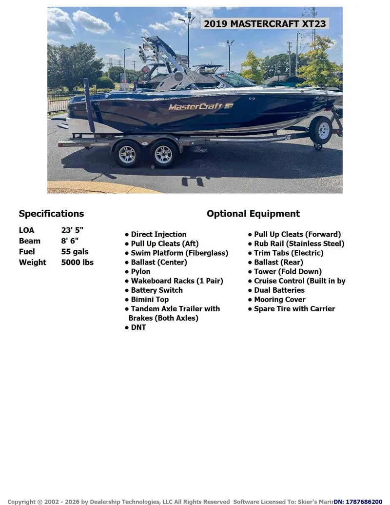 2019 MasterCraft XT23, photo 2 of 24