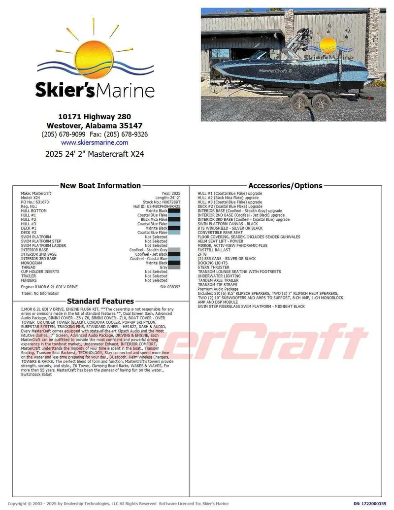 2025 MasterCraft X24, photo 2 of 20