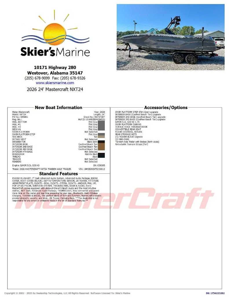 2026 MasterCraft NXT24 - 2