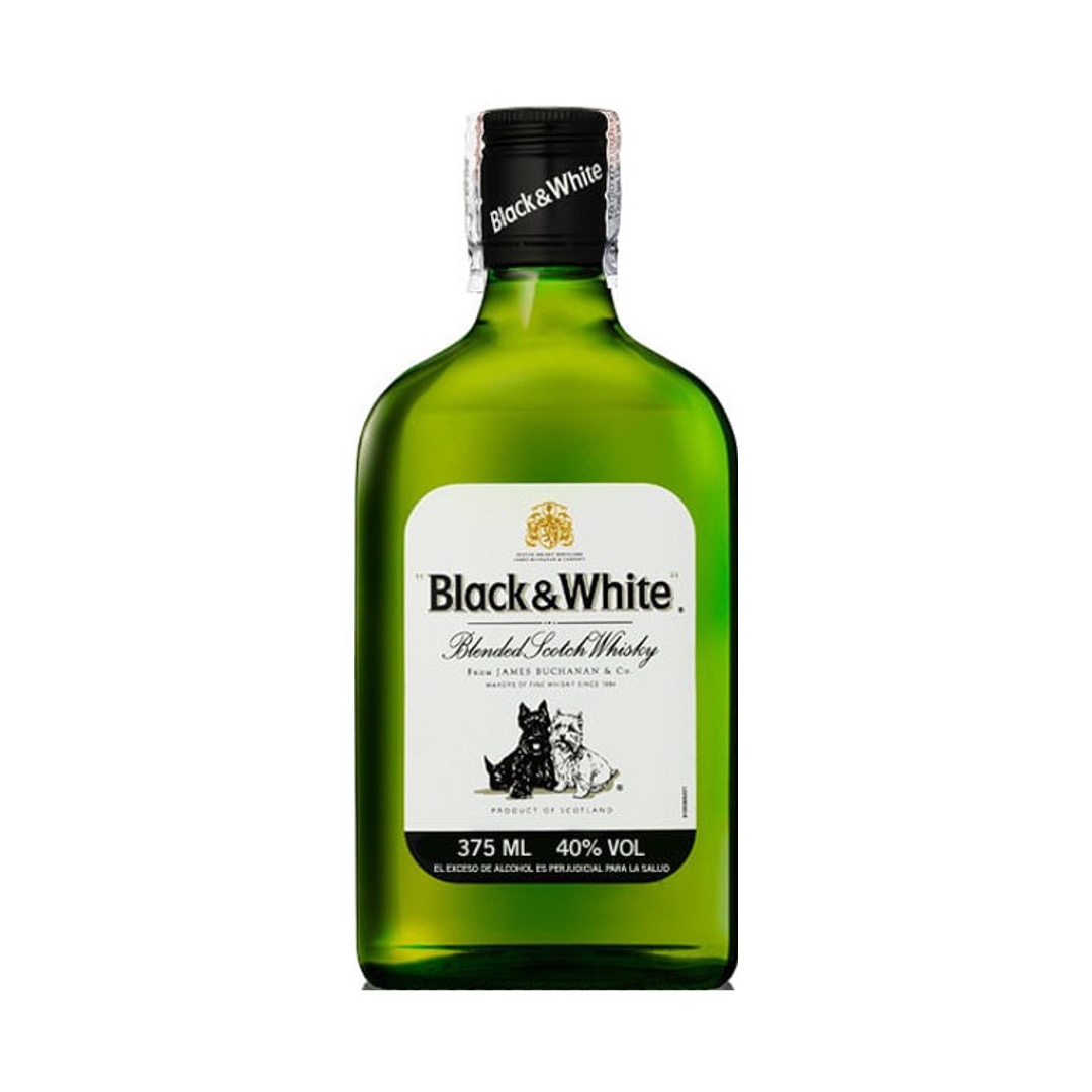 Whisky Black & White Blended Scotch 375ml