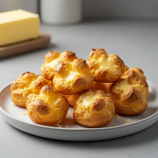 Gougères au Fromage finished dish