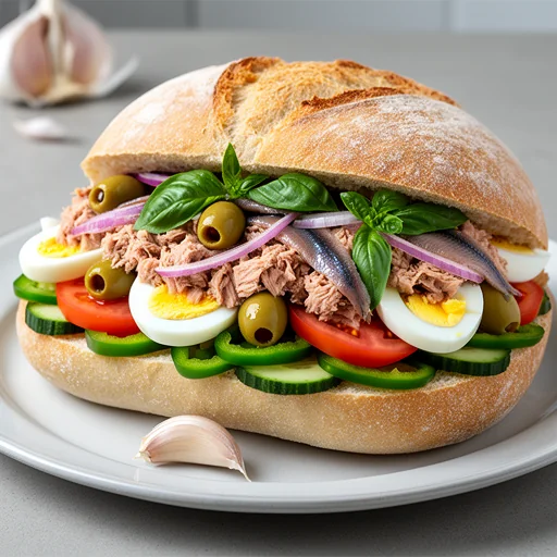 Pan Bagnat finished dish