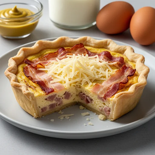 Quiche Lorraine finished dish