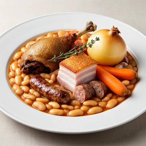 Cassoulet Toulousain finished dish