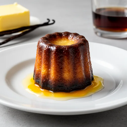 Canelés de Bordeaux finished dish