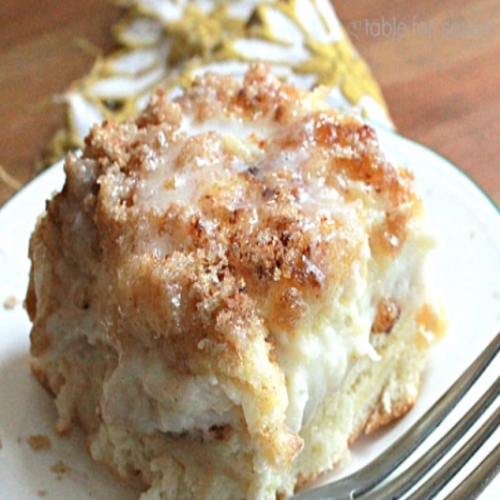 stuffed cinnamon roll bake fromscratch