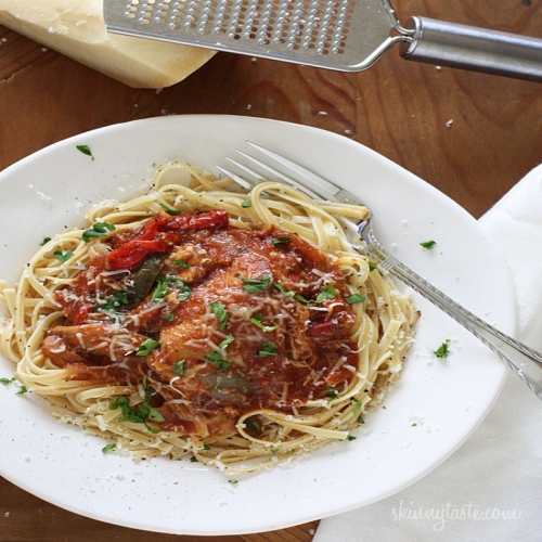 Crock Pot Chicken Cacciatore