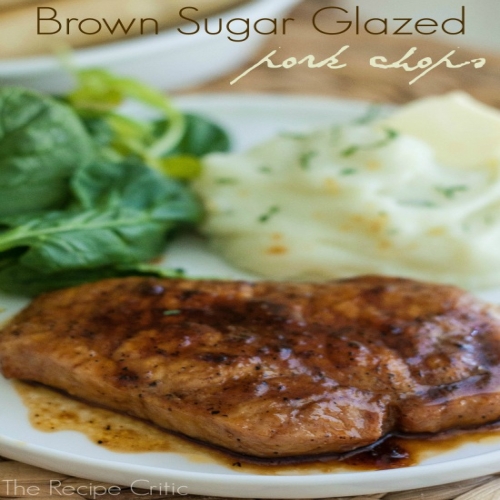 Brown Sugar Glazed Pork Chops