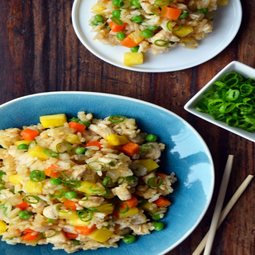 Pineapple Chicken Fried Rice