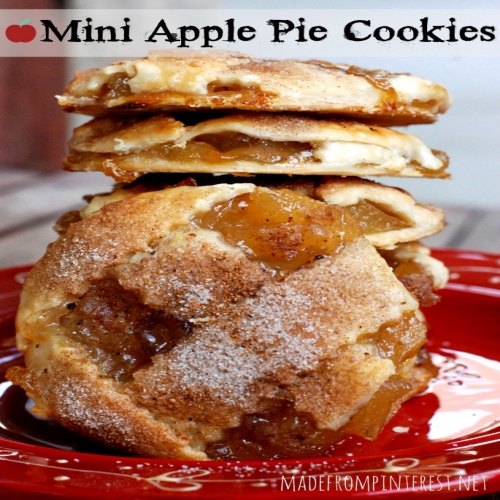 Mini Apple Pie Cookies