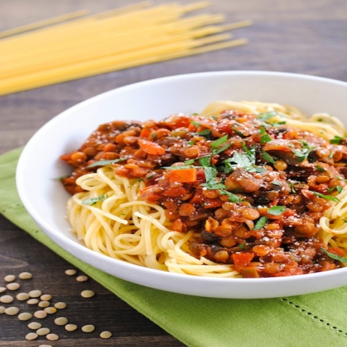 Lentil & Mushroom Ragu