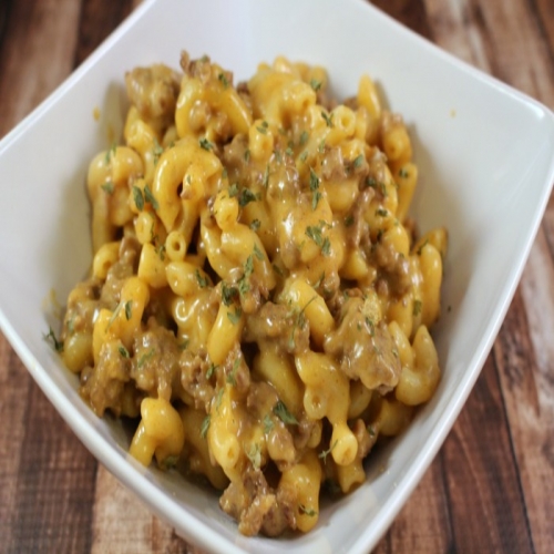 hamburger helper cheeseburger macaroni cooked