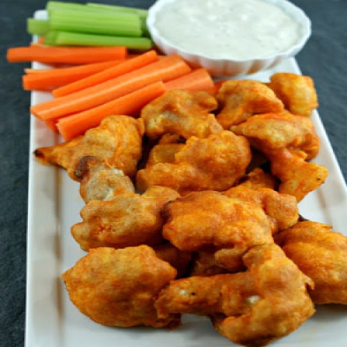 Cauliflower Buffalo "Wings"