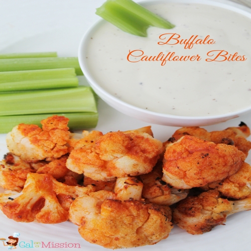 Healthy, Buffalo and Tasty Cauliflower Bites