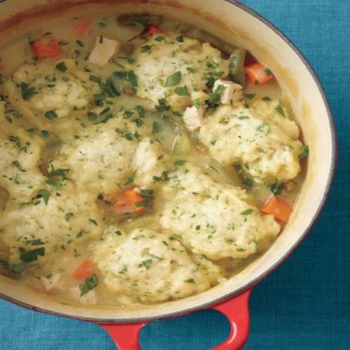 healthy chicken and dumplings