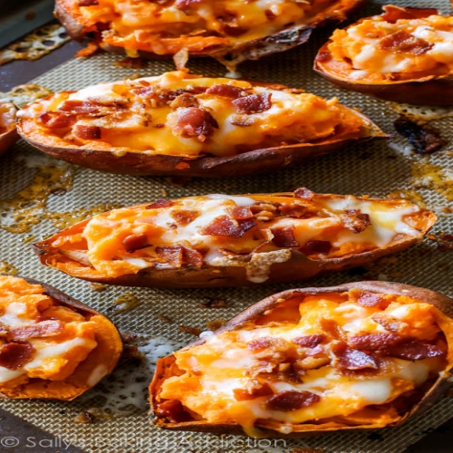 Loaded Sweet Potato Skins Recipe