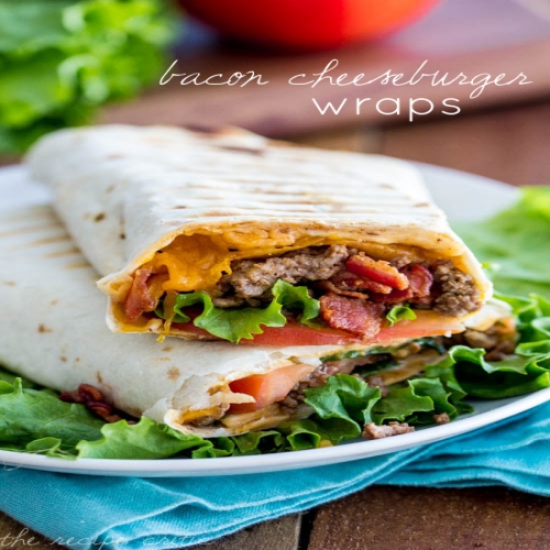 Bacon Cheeseburger Wraps