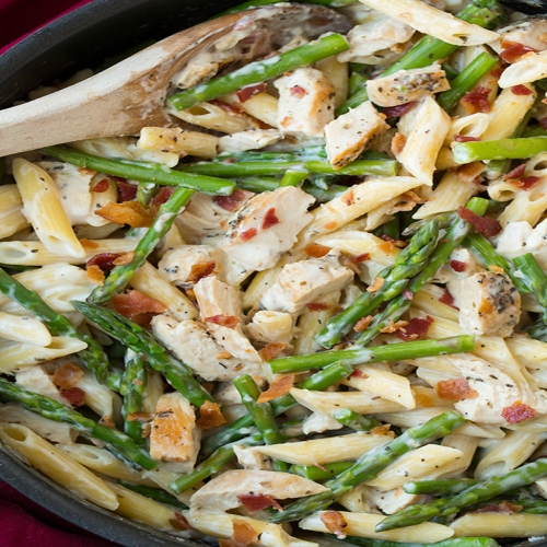 Creamy Chicken and Asparagus Pasta Recipe