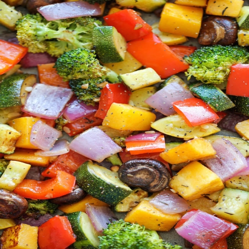 ROASTED VEGETABLES HEALTHY RECIPE