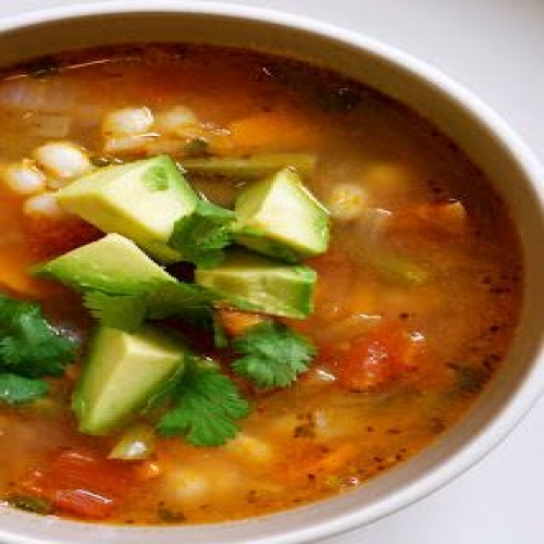 Mexican Vegetable Soup with Lime and Avocado Recipes