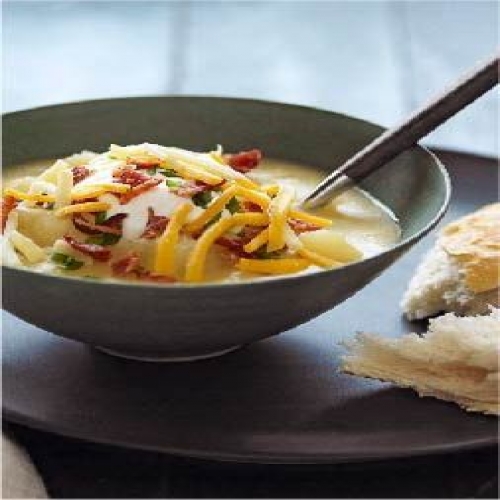 Slow-Cooker Loaded Baked Potato Soup