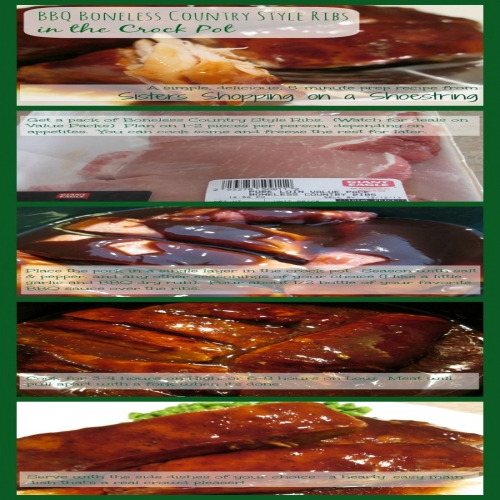 Crock Pot BBQ Country Style Ribs Recipe