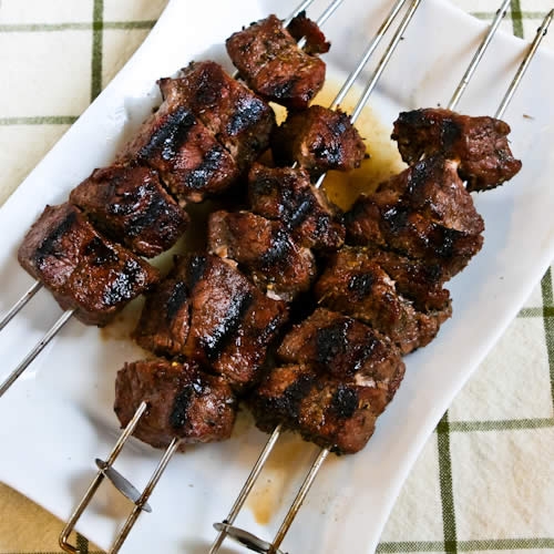 Marinated Beef Kabobs