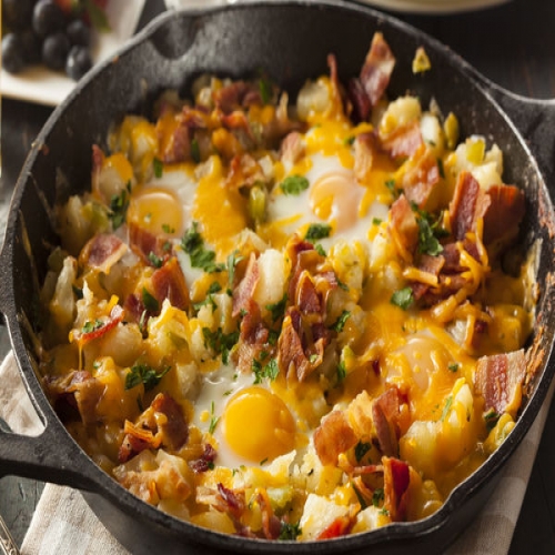 Breakfast Skillet with Diced Red Potatoes