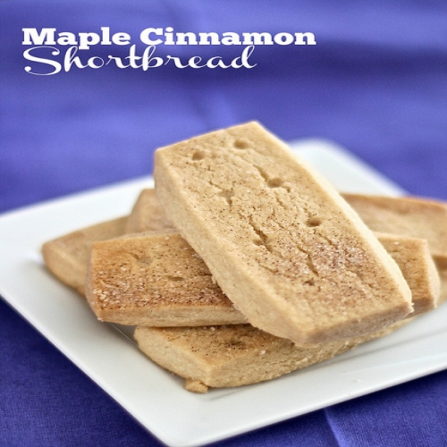 Maple Cinnamon Shortbread with Millstone Coffee