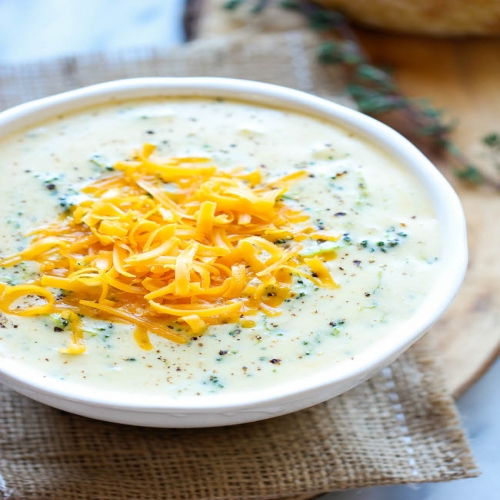 Damn Delicious Broccoli Cheese Soup