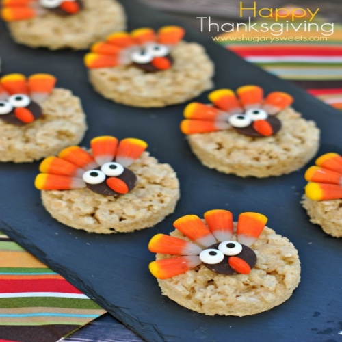 Turkey Rice Krispie Treats