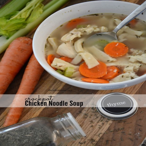 Crockpot Chicken Noodle Soup Recipe