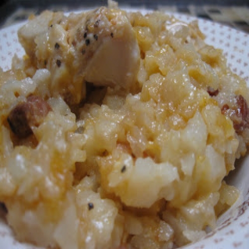 cheesy chicken tater tot casserole slow cooker