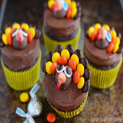 Turkey Cupcakes Thanksgiving Cupcake Decorating