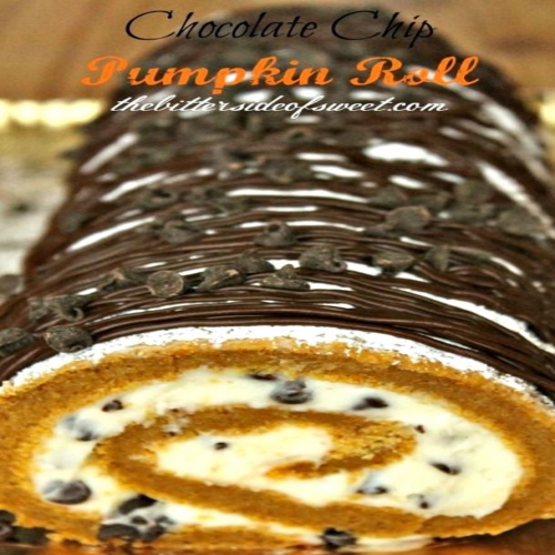 Chocolate Chip Pumpkin Puree Roll