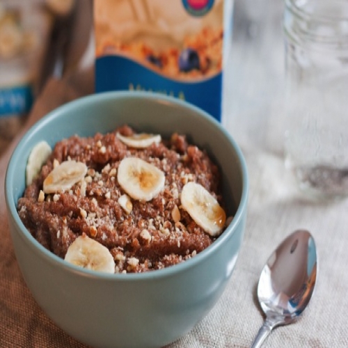 Banana Almond Teff Porridge