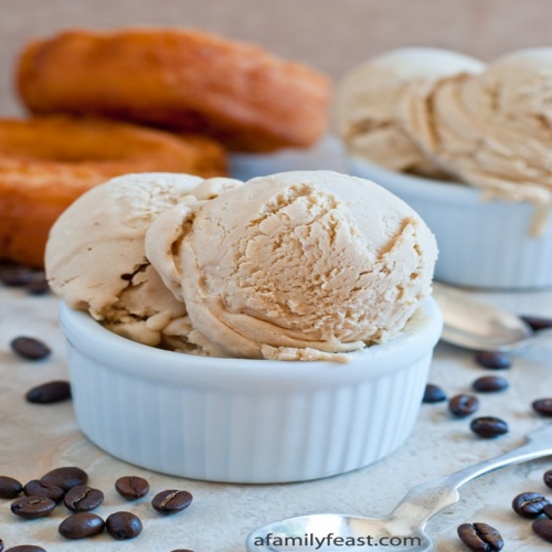 Coffee and Donuts Ice Cream