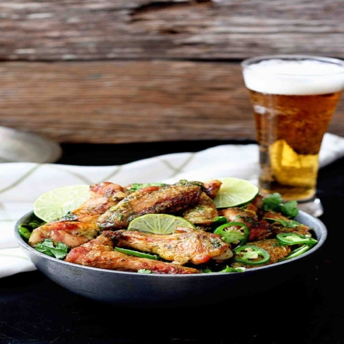 Crispy Chili Lime Baked Wings