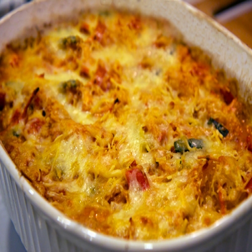Gluten-Free Cheesy Veggie "Pasta" Bake